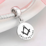 S925 Silver Beads Portuguese Series Pendant DIY Bracelet Accessories