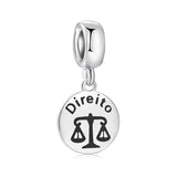 S925 Silver Beads Portuguese Series Pendant DIY Bracelet Accessories