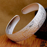 S925 Silver Luckiness Bracelet Bangle Women Girl Lady Wedding Gift
