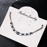 S925 Silver Bracelet Colorful Zircon Drawstring Bracelet Women Jewelry