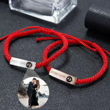 S925 Silver Personalized Projection Photo Bracelet