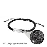 S925 Silver Personalized Projection Photo Bracelet