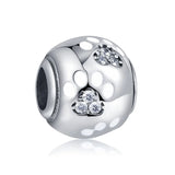 S925 Silver Dog Bone & Paw Charms for Bracelet Making Jewelry