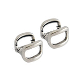 S925 Silver Geometric Square Hollow-out Woman's Earring
