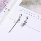 S925 Silver Retro Earrings Non-Mainstream Angel Ear Clip