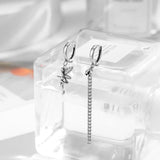 S925 Silver Retro Earrings Non-Mainstream Angel Ear Clip