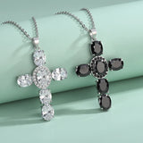 S925 Silver Micro-Set Zirconia Ross Pendant Necklace
