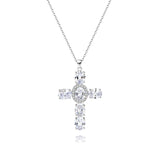 S925 Silver Micro-Set Zirconia Ross Pendant Necklace