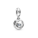 S925 Silver Charm Pendant Owl Mermaid Women Charm Jewelry Making Gift