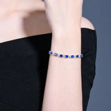 S925 Silver Royal Sapphire Bracelet for Women