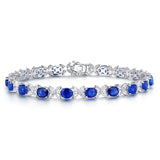 S925 Silver Royal Sapphire Bracelet for Women