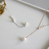 S925 Silver Single Pearl Pendant Necklace