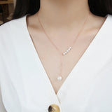 S925 Silver Single Pearl Pendant Necklace