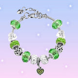S925 Silver Heart Pendant Bracelet Set for Women