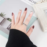 S925 Silver Irregular Retro Open Ring for Travel and Casual Gatherings