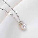 S925 Freshwater Pearl Moissanite Necklace Women Ins Jewelry