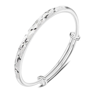 S925 Silver Stars Adjustable Bracelet Bangle Gift