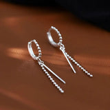 S925 Geometric Chain Earrings & Personalized Tassel Sense Earrings