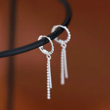 S925 Geometric Chain Earrings & Personalized Tassel Sense Earrings