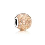 S925 Silver Glass Beads Charms for Bracelets, Christmas Dog Sock Mother's Gift