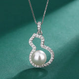 S925 Silver Gourd Earring & Pendant Set