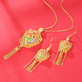 S925 Silver Hotian Jade Pendant Flower Necklace