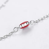 S925 Silver Heart Bracelet Bangle Wedding Gift