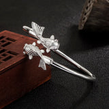S925 Silver Fish Adjustable Bracelet for Women
