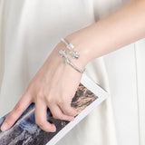 S925 Silver Fish Adjustable Bracelet for Women