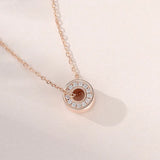 S925 Silver Necklace Female Texture Small Waist Personality Clavicle Chain