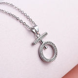S925 Silver Diamond Pendant Necklace for Women