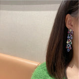 Bohemian Zircon Sparkling Earrings Multicolor