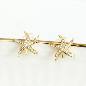 14k Bag Injection Pearl Zircon Stud Earrings