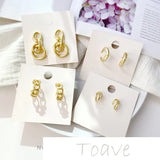 S925 Silver Needle Series Earrings Ear Jewelry