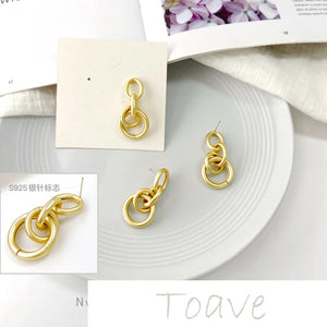 S925 Silver Needle Series Earrings Ear Jewelry
