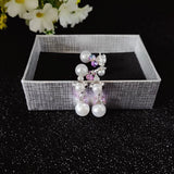 S925 Silver Needle Pearl Stud Earrings