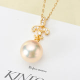 S925 Silver Pendant Base for 8-12mm Pearls