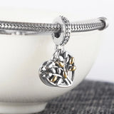 S925 Silver Pendant Bead DIY Jewelry Tree Together Dangle Charm