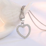 S925 Silver Pendant Bead Necklace with Dangle Charms