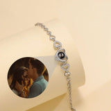 S925 Silver Personalized Photo Bracelet Girlfriend Mother's Gift