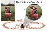 S925 Silver Personalized Photo Bracelet Girlfriend Mother's Gift