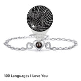 S925 Silver Personalized Photo Bracelet Girlfriend Mother's Gift