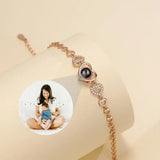S925 Silver Personalized Photo Bracelet Girlfriend Mother's Gift