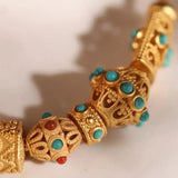 Turquoise Nepal Style Tibetan Ethnic Bohemian Bracelet