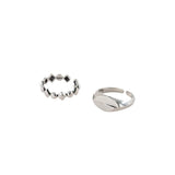 S925 Silver Rings for Women Diamond Adjustable Minimalist Jewelry