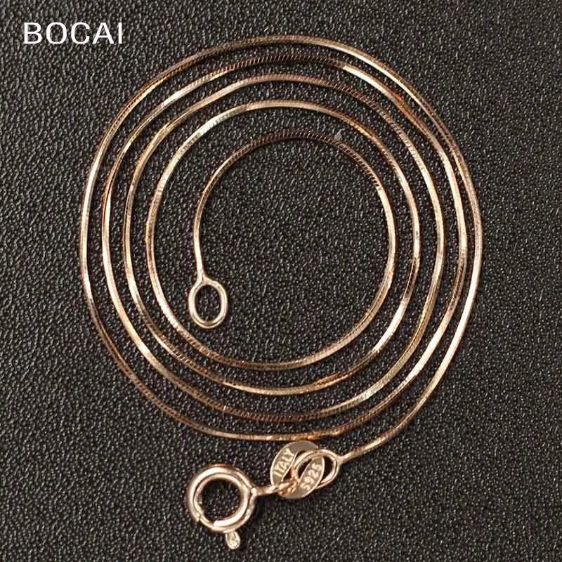 S925 Silver Rose octagonal jadoku chain Europe explosion Silver chain