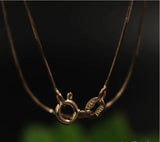 S925 Silver Rose octagonal jadoku chain Europe explosion Silver chain