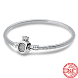 S925 Silver Snake Chain Bracelet DIY