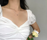 S925 Silver South Personality Bead Chain Necklace Girl Net Red