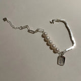 S925 Sweet LUCK Pearl Bracelet for Women Handicraft Jewelry